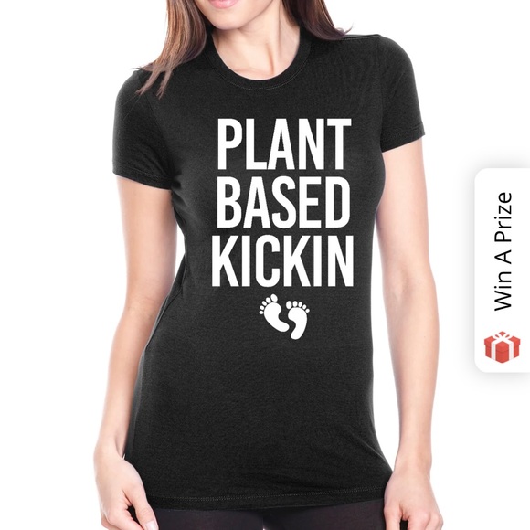 Plant Based Drippin’ Maternity Tee - Picture 6 of 6